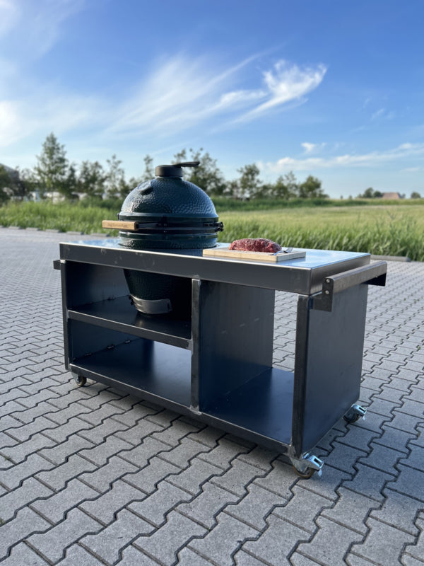 RVS buitenkeuken voor Big Green Egg