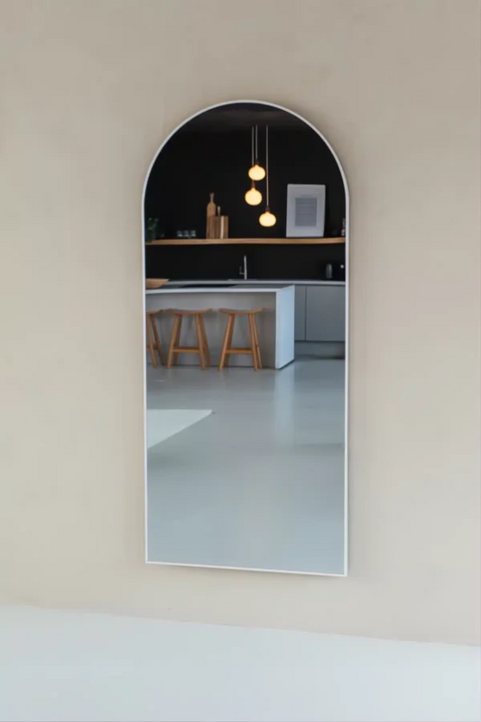 Maj Boogspiegel 180×80 cm – Mat Wit