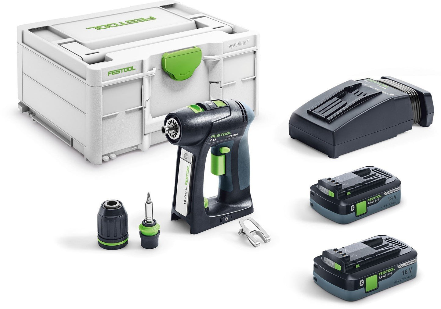 Festool C 18 HPC 4,0 I-Plus Accuschroefboormachine set | 18v