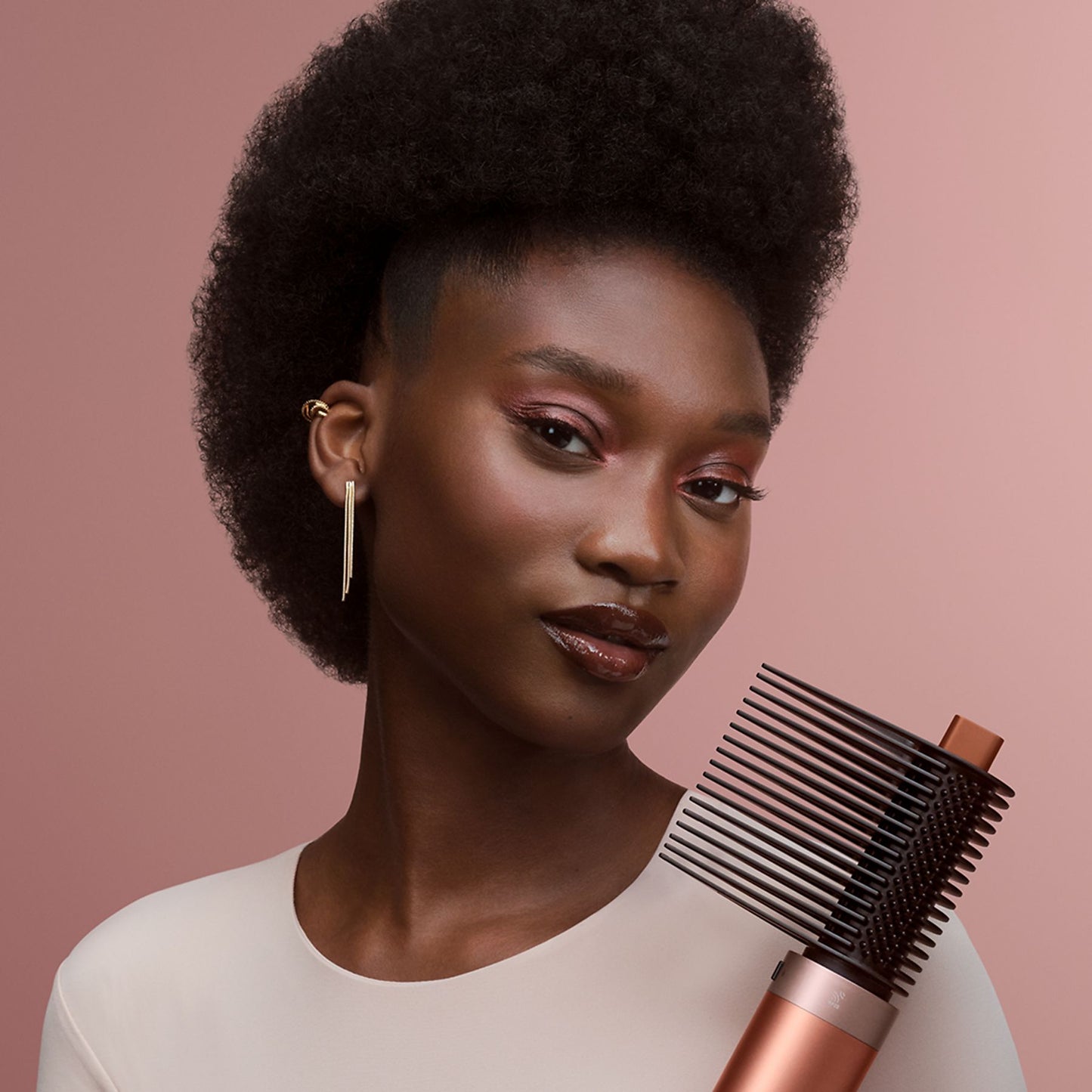 DYSON Airwrap Co-anda 2x Curly + Coily – Amber Silk Multistyler Roze