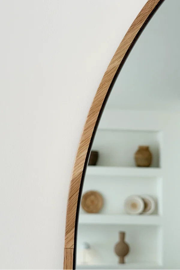 Maj Oak Boogspiegel Eikenhout 180×80 cm