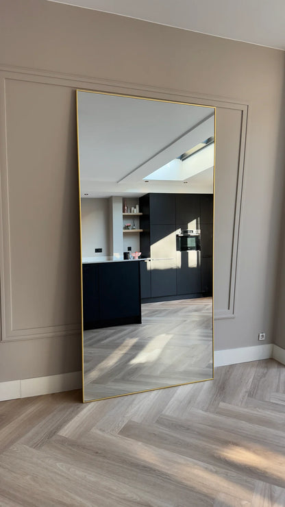 Aura Goud | 200cm x 100cm Loft Mirror