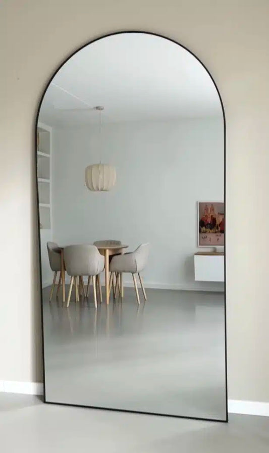 Maj Boogspiegel 215×110 cm – Zwart