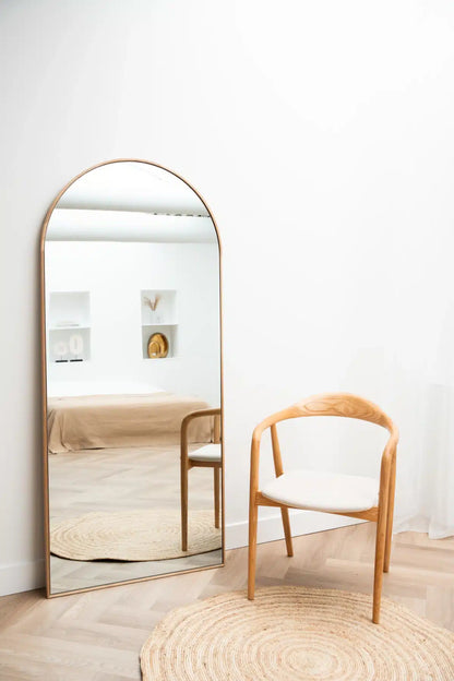 Maj Oak Boogspiegel Eikenhout 180×80 cm