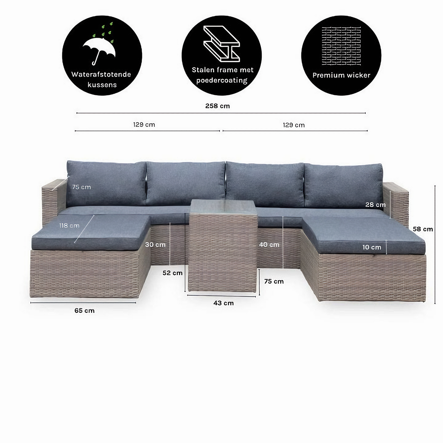 Madrid Outdoor Loungeset