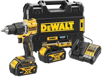 DeWalt DCD100YM2T-QW Accu klopboormachine 18V 4,0Ah Li-Ion in TSTAK koffer – 100 year Special Edition