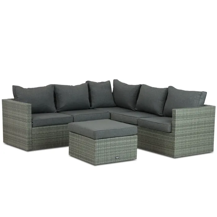 4-teiliges Marseille Luxe Ecksofa-Set