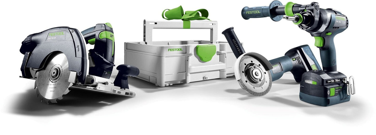 Festool HKC 55/TPC 18/AGC 18/TB 137 Accu-comboset bouwtimmeren