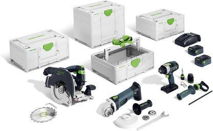 Festool HKC 55/TPC 18/AGC 18/TB 137 Accu-comboset bouwtimmeren