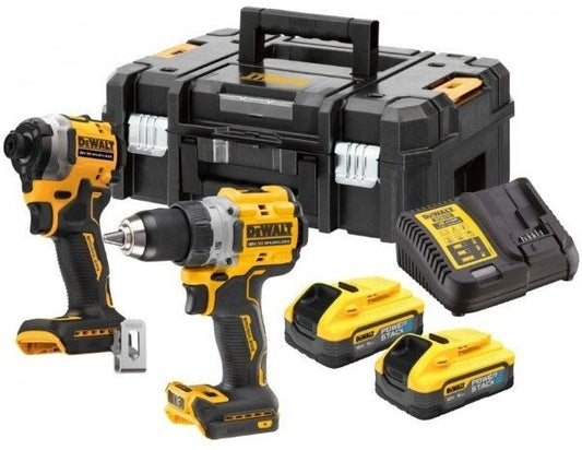 DeWalt DCK2051H2T-QW | 18V XR Compact Brushless Twin kit DCD800 + DCF850 | 2x 5.0Ah accu