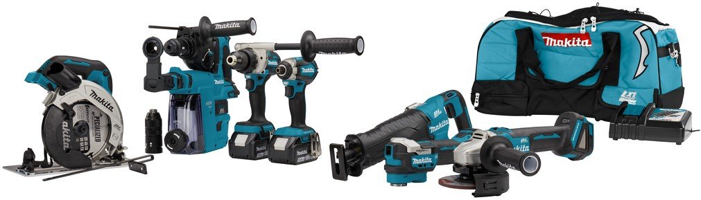 Makita DLX7020TX1 | Combiset | 7 machines | 18V | 2 x 5,0Ah