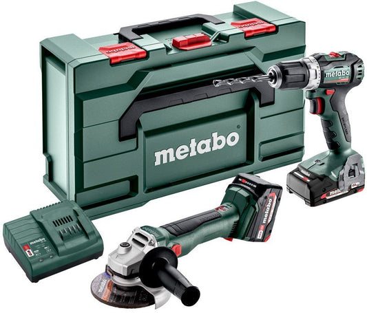 Metabo Accu Combo Set 2.6.5 18V: BS18LBL+W18LBL9 | 1x 4,0Ah, 1x 2,0Ah, SC 30