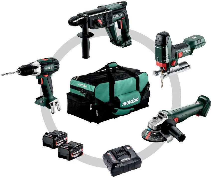 Metabo Accu-comboset 4.1.4 | 18V | Incl. Accu’s en lader