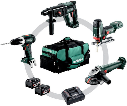 Metabo Accu-comboset 4.1.4 | 18V | Incl. Accu’s en lader