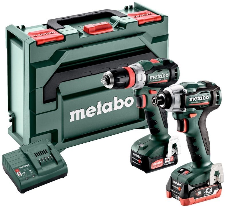 Metabo BS 12 BL Q + SSD 12 BL Accu Combo set 12V | 2.0 Ah + 4.0 Ah, SC 30