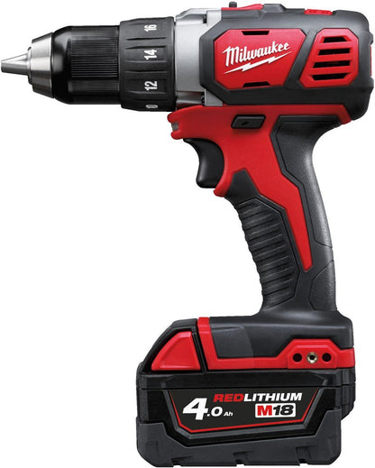 Milwaukee M18 BDD-402X M18™ Compact Boor/Schroefmachine | 2x 4,0Ah accu’s + Multilader
