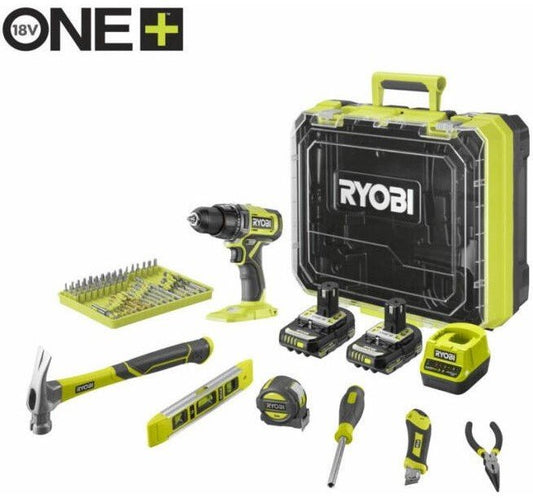 Ryobi RDD18-2C20TAH | Accuboormachine | 18 Volt | 2.0 AH Li-ion + accessoireset
