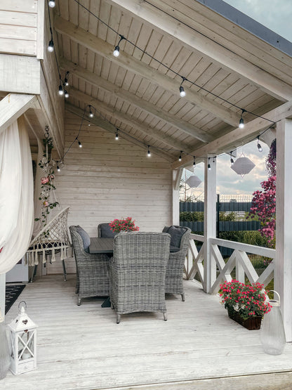 Allura tuinmeubelset met inbegrepen kussens